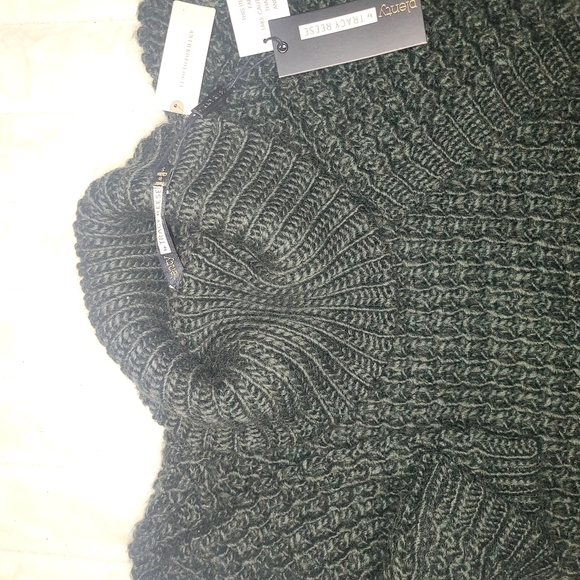 Tracy Reese Green Cowl Neck Sweater - Picture 4 of 10